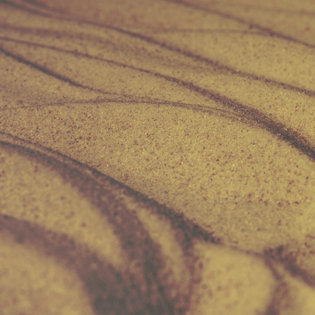 Sand surface texture background in wellness concept